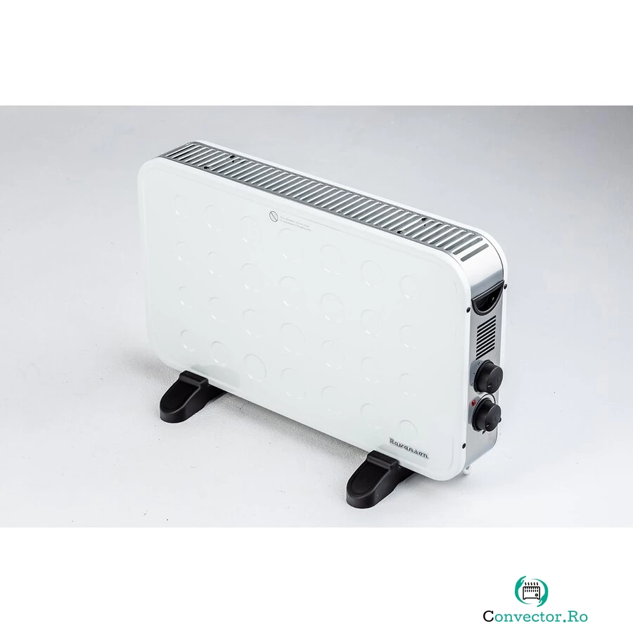 Convector 2000W 3 Trepte Temperatura Termostat 220 – 240V 50Hz Alb/Argintiu