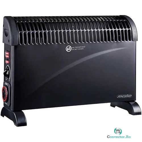 Convector 3 Trepte Putere 750W-1250W-2000W 45dB 220-240V Negru