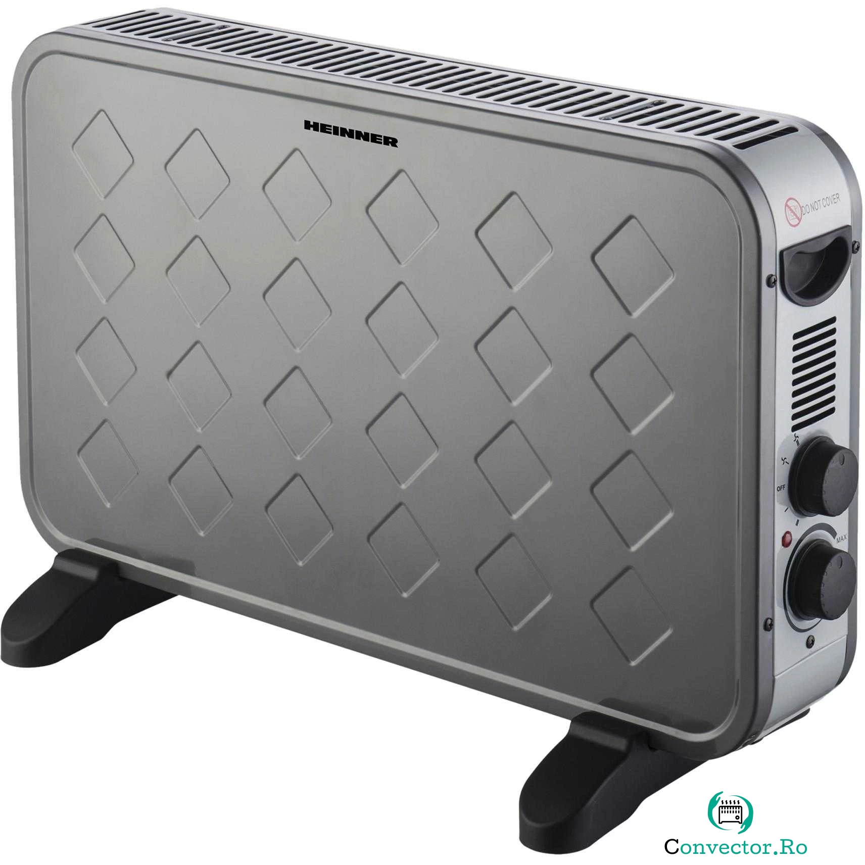 Convector electric Heinner HCVH-Y2000TSL, 2000 W