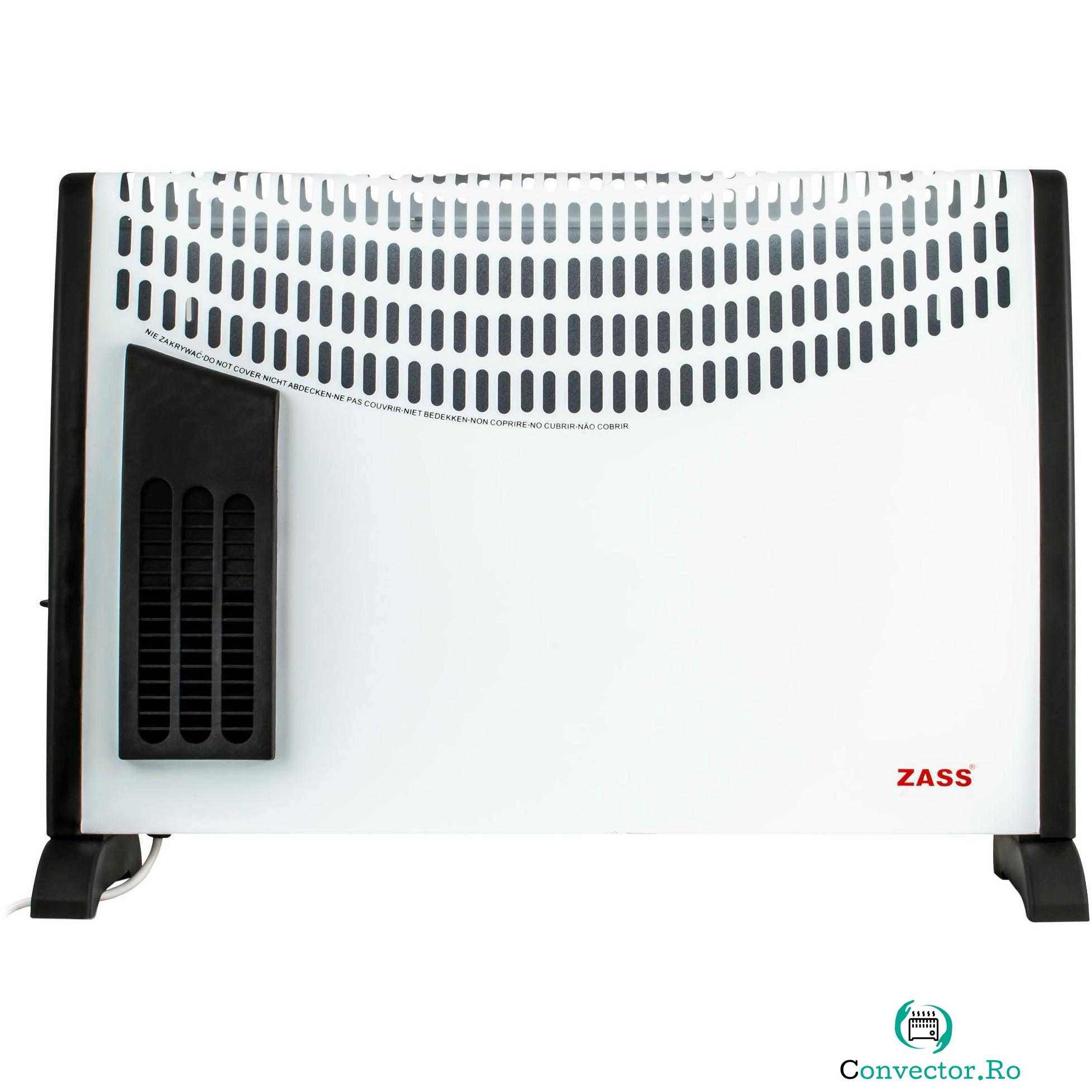 Convector electric de podea Zass ZKH 02T, 2000 W