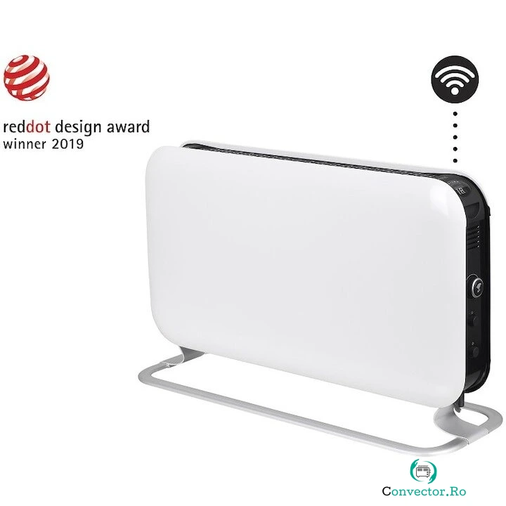 Mill Convector portabil Mill CO1200WIFI3, 1200 W, Wi-Fi, Millheat App, Bluetooth, Display LED, Termostat, 25 mp, Alb