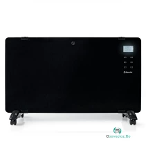 Convector electric AlecoAir C20 Heatix negru WiFi pentru 30mp 2000W 2 trepte incalzire IP24 Aplicatie