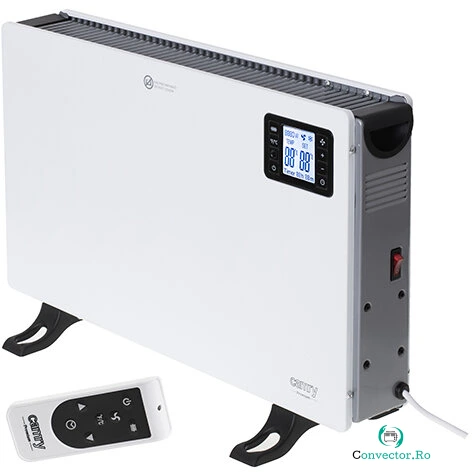 Convector Electric Camry LCD Telecomanda Alb la 203.99 lei ron