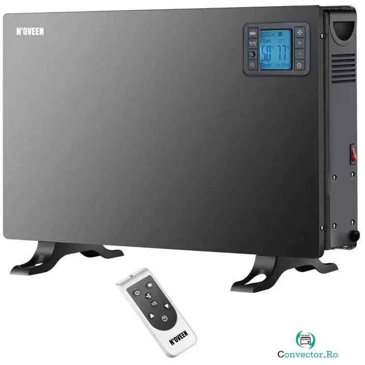 Convector 220-240V LCD Smart 2000W 3.4kg Negru