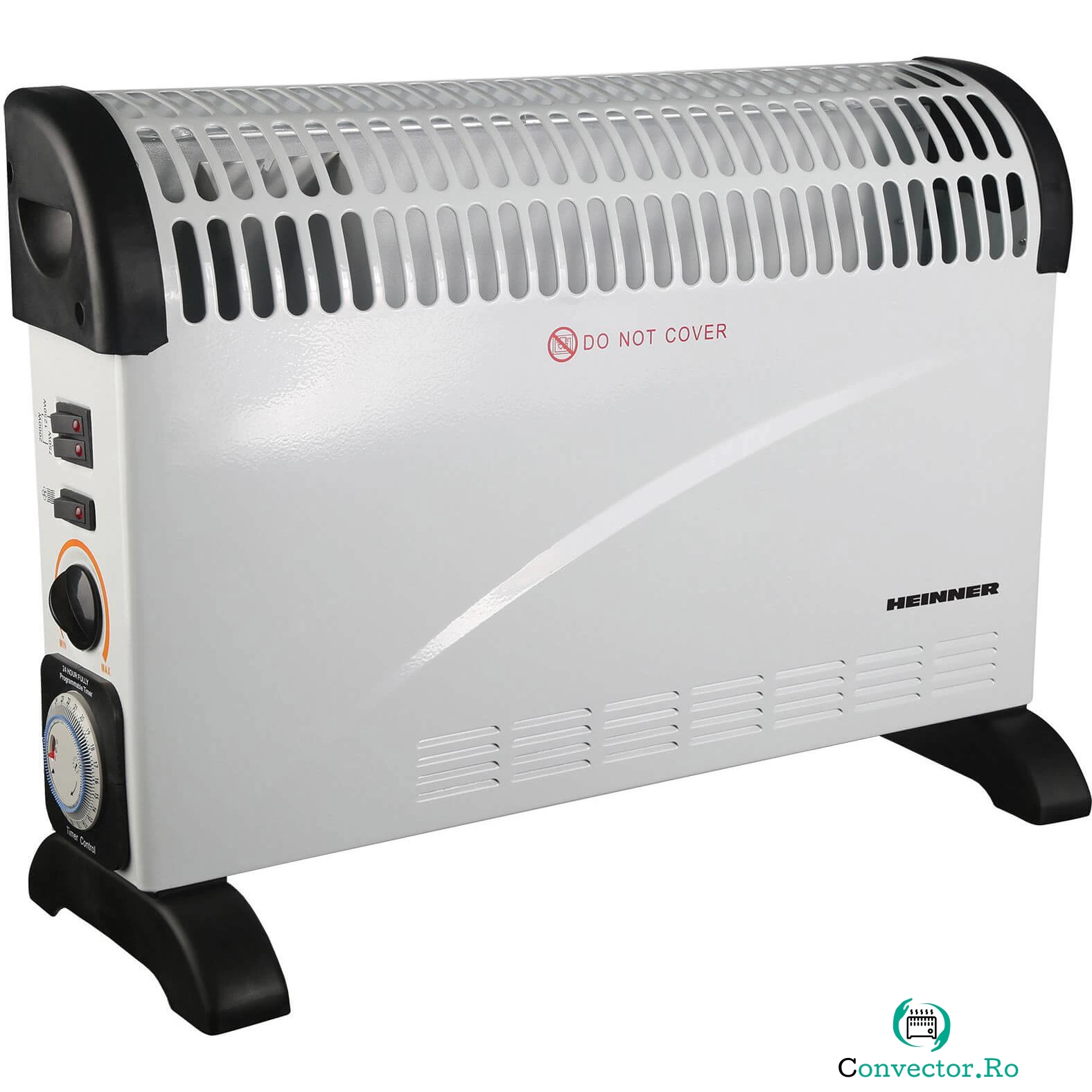 Convector electric de podea Heinner HCP-Z2000TV, 2000 W, 3 trepte de putere